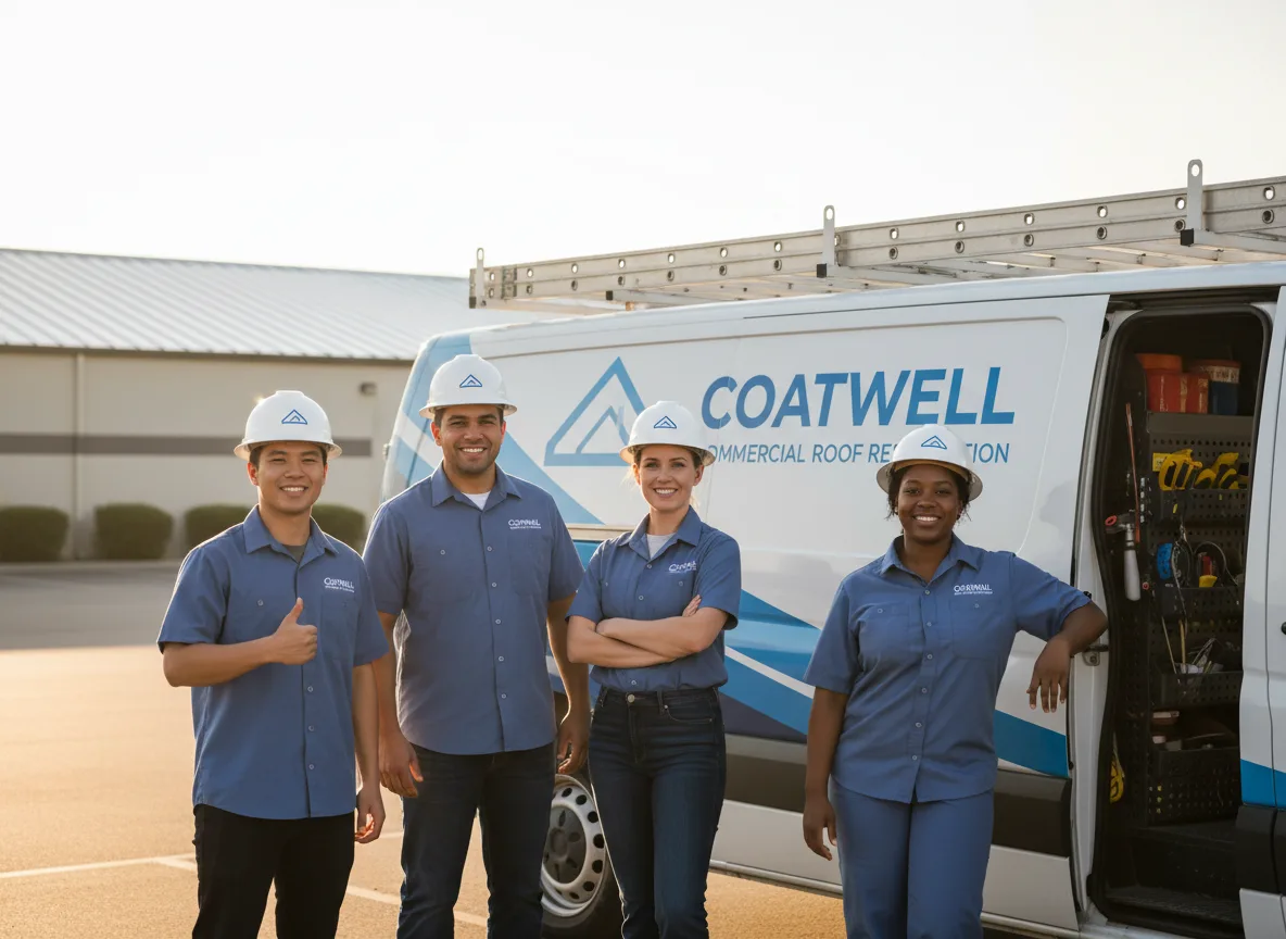Commercial roof coating company in Rescue, CA